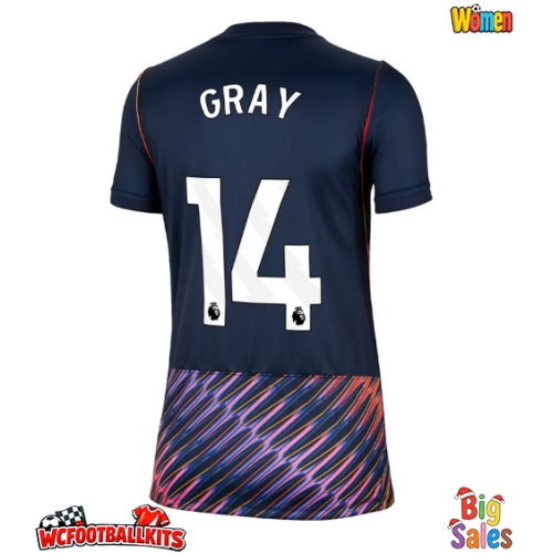 Tottenham Hotspur Archie Gray #14 Replica Away Stadium Shirt for Women 2026-27 Short Sleeve